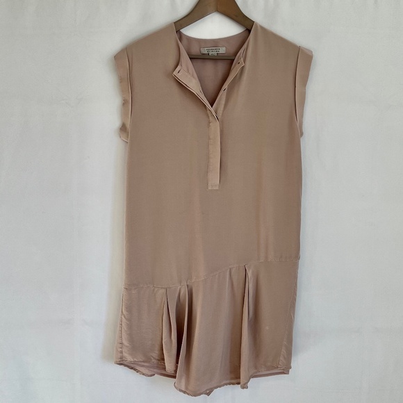 All Saints Romantic Roka Dress in Blush Pink, Women's Size 4 - Picture 10 of 12